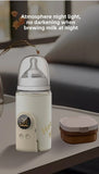 Multifunctional USB Baby Bottle Warmer with Smart Temperature Control Screen High Capacity Feeding Bottle Warmer for Newborns