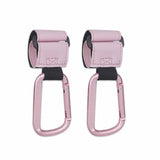 1/2pcs Baby Stroller Hooks Portable Infant Carriage Hook Multifunctional Leather Aluminum Alloy Hook Stroller Accessories