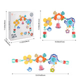 Baby Stroller Arch Toys Bouncer Toy Pram Activity Arch Toys Fine Motor Skills Toys Sensory Development Baby Car S