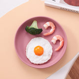 Color Kids 1PCS Food Grade Silicone Baby Plate Anti-Slip Sucker Dishes Toddler Feeding Bowl BPA Free Newborn Accessories