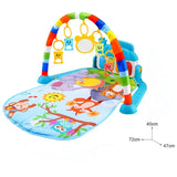 Baby Activity Gym Play Mat with Piano | Musical Tummy Time Toy