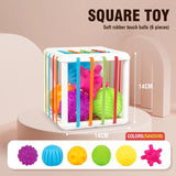 Montessori Shape Sorting Blocks – Sensory Learning Toy for Babies