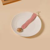 Baby Cute Printing Pacifier Clip Kid Beech Clip Cotton Holder Chain Nipple Bracket Holder For Newborn Gift Kids Toy Dummy Clip