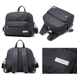 Soboba Solid Fashion Diaper Backpack for Baby Care Waterproof Multi-function Nappy Changing Bag for Mother Stylish Diaper Bags