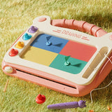 Cartoon Drawing Board Baby Puzzle Magnetic Writing Board Toy Graffiti Magnetic Drawing Board Montessori Toy for Children Gift