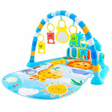 Baby Activity Gym Play Mat with Piano | Musical Tummy Time Toy