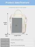 Diaper Bag Backpack with Stroller Hooks – Waterproof Baby Travel Bag