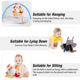 Baby Car Mirror Back Seat Rear View Mirror Cartoon Animal Plush Toys For Baby Rear Facing 6 12 Months Infant Travel Sensory Toys