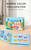 1pc Enlightenment Busy Book Paper Pasting Book Operation Board Baby Learning Children's Quiet Picture Books