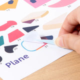 Early Childhood Education Scene Sticker Book Focus Cultivation Quiet Sticker Book Enlightenment Puzzle Cognitive Sticker Book