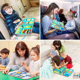 Montessori Busy Board for Toddlers – Sensory Learning Toy for Fine Motor Skills, Focus & Independent Play