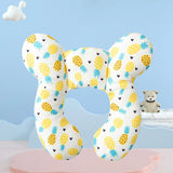 New Cartoon Children's Cotton Soft U-shaped Sleeping Pillows Baby Stroller Children's Pillow Baby Functional Stroller Pillow