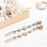 1pcs Baby Silicone Pacifier Chains, Flower Anti Loss Adjustable Pacifier Holder For Newborn, Suitable For Baby Toy Products