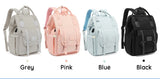 Diaper Bag Backpack with Stroller Hooks – Waterproof Baby Travel Bag