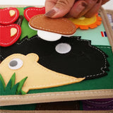 Montessori Felt Quiet Book for Toddlers | Travel Activity Busy Book