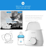 Baby Bottles Milk Warmer Food Heater Steam Sterilizer 5-Minute Fast Warming Precise Temperature Control Double Milk Warmer