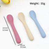 3pcs Baby Silicone Soft Spoon Gadgets Feeding Bebe Baby Items Baby Food Tiny Spoon
