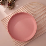 Color Kids 1PCS Food Grade Silicone Baby Plate Anti-Slip Sucker Dishes Toddler Feeding Bowl BPA Free Newborn Accessories
