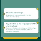 Bottle insulation cover, breast warmer, baby warmer, 5-speed temperature control, digital display of temperature