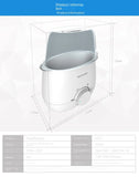 Baby Bottles Milk Warmer Food Heater Steam Sterilizer 5-Minute Fast Warming Precise Temperature Control Double Milk Warmer