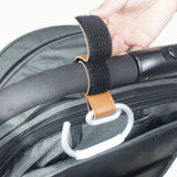 PU Baby Stroller Hooks Cart Organizer Solid Color Hanging Hook Cartoon Stroller Accessories Stroller Accessories Pram
