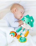 Baby Hanging Toys for 0 3 6 12 Months Rainbow Activity Plush Animal Stroller Toy for Baby Car Seat Crib Travel Sensory Baby Toy