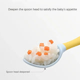 Baby Fork and Spoon Set Bendable Toddler Utensils Soft Silicone Handle Training Tableware Self Feeding Tools for Infants Kids BP