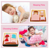 Montessori Busy Book for Toddlers – Preschool Learning Activity Toy