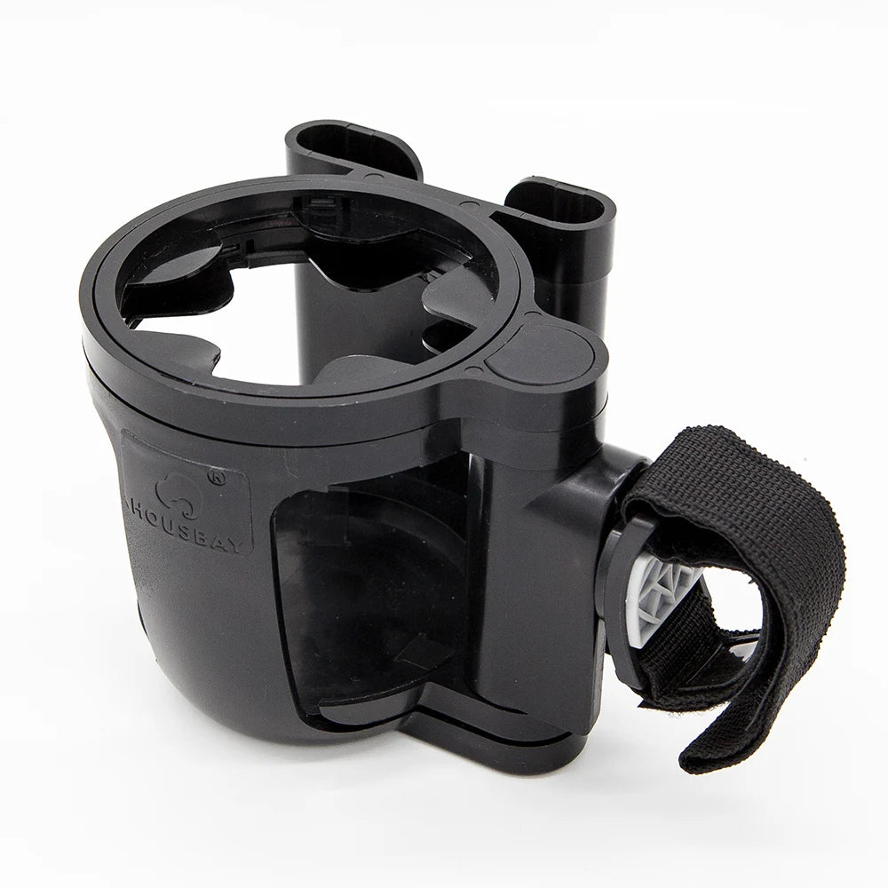 2-in-1 Stroller Cup Holder – Hands-Free Drink & Phone Holder for Easy Walks with Baby