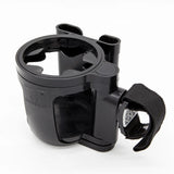 2-in-1 Stroller Cup Holder – Hands-Free Drink & Phone Holder for Easy Walks with Baby
