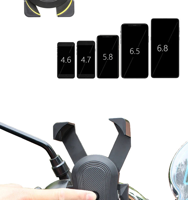 Baby Stroller Accessories Mobile Phone Holder Rack Universal 360 Rotatable Pram Cart Bicycle Phone Holder For iPhone Gps Device