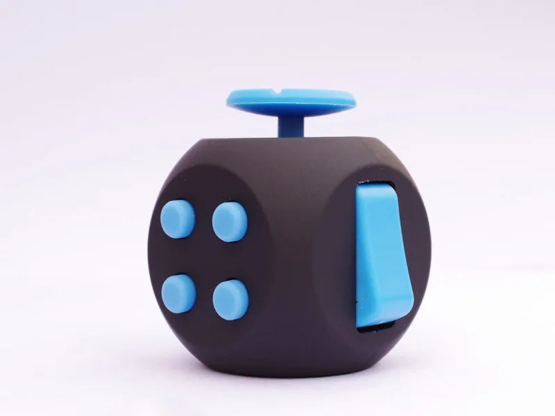 Fidget Cube 12-Side Sensory Toy – Stress Relief & Focus Tool for Kids and Adults