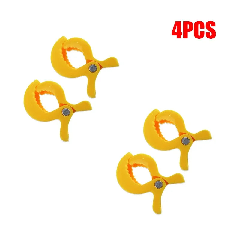 2/4PCS Baby Stroller Clamp Alligator Clip Pram Peg Portable Stroller Hook Baby Car Seat Clips Toddler Baby Stroller Accessories