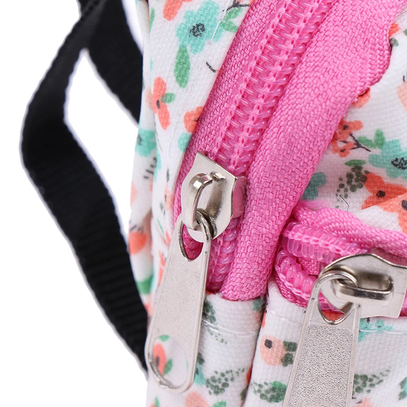1/6 1/12 BJD Dolls Bag For Blyth OB11 Barbies Cute DIY Doll Toys Backpack For Mini Doll School Bag Dollhouse Toys Accessories