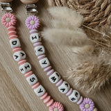 New Custom Pacifier Clips Nipple Dummy Holder Chain Holder Newborn Soother Chains Infant Feeding Soother Teething Toy Chew Gifts