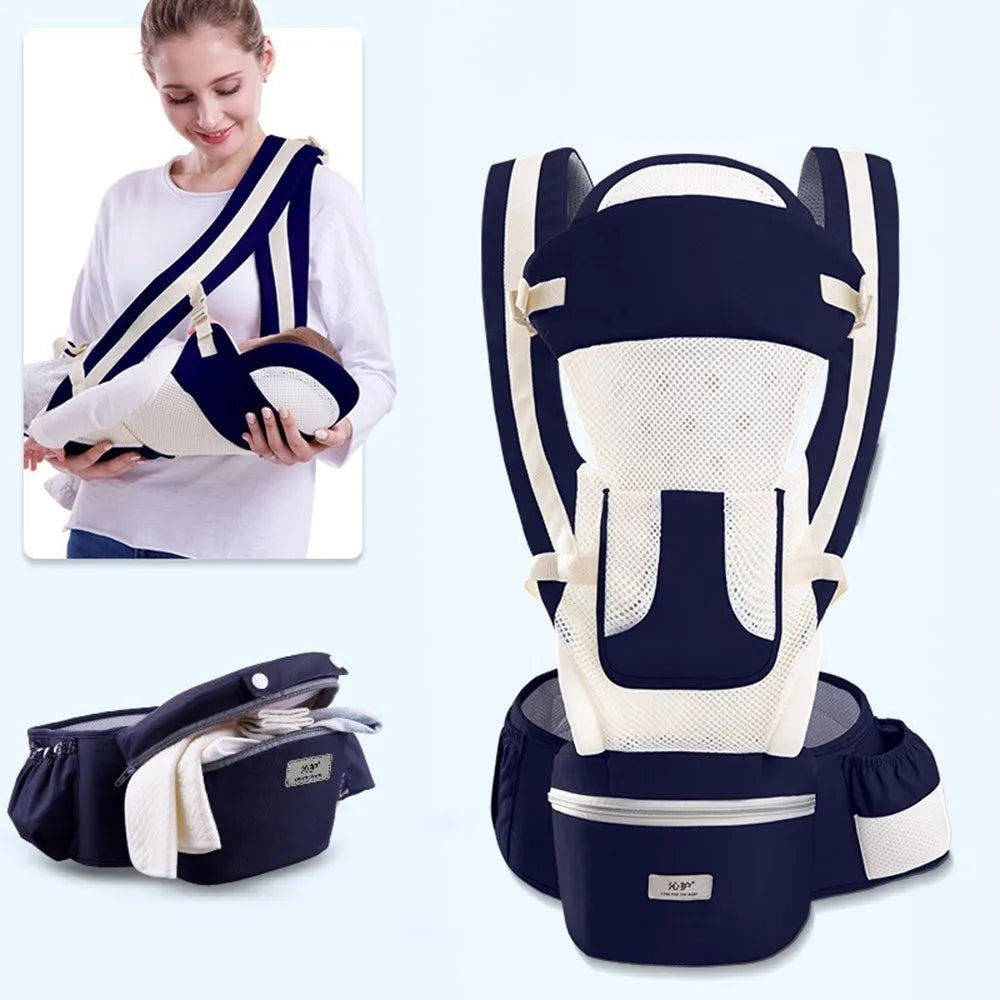Ergonomic Baby Carrier with Hip Seat – Infant to Toddler Backpack
