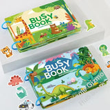 Montessori Busy Book for Toddlers – Reusable Matching Activity Toy