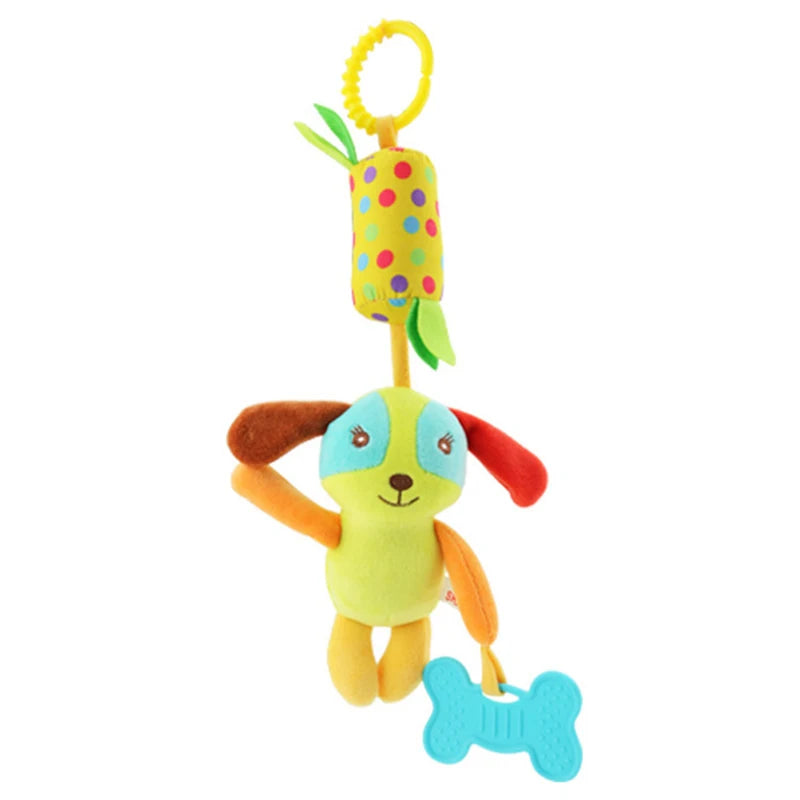 Baby Hanging Toys for 0 3 6 12 Months Rainbow Activity Plush Animal Stroller Toy for Baby Car Seat Crib Travel Sensory Baby Toy