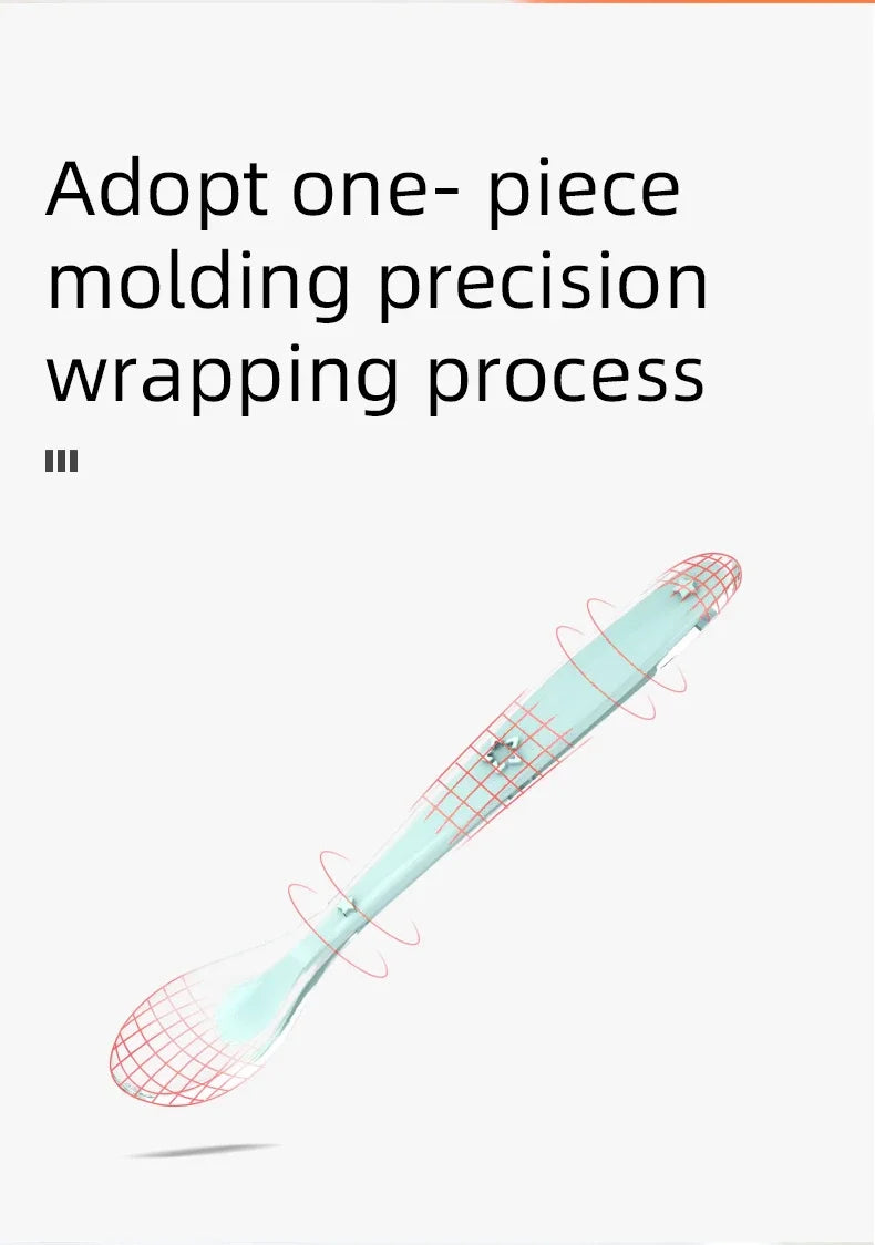 2 Pcs Baby Silicone Spoon Learning Spoon Set Stars Tableware Kids Soft Silicone Feeding Spoon Training Baby Reborn Silicone