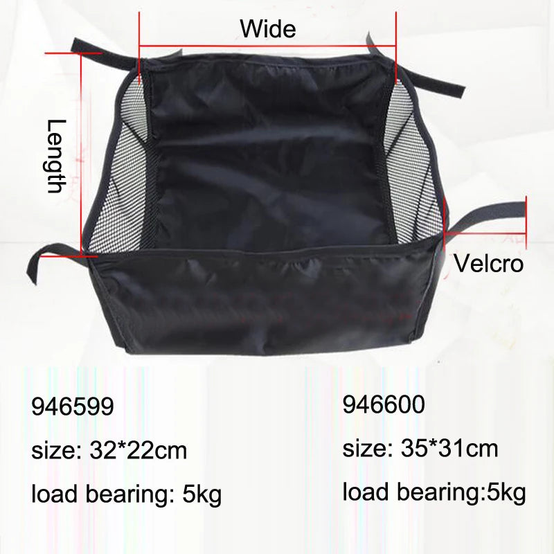Portable Baby Stroller Basket Newborn Stroller Hanging Basket Infant Stroller Accessories Pram Bottom Basket Organizer Bag