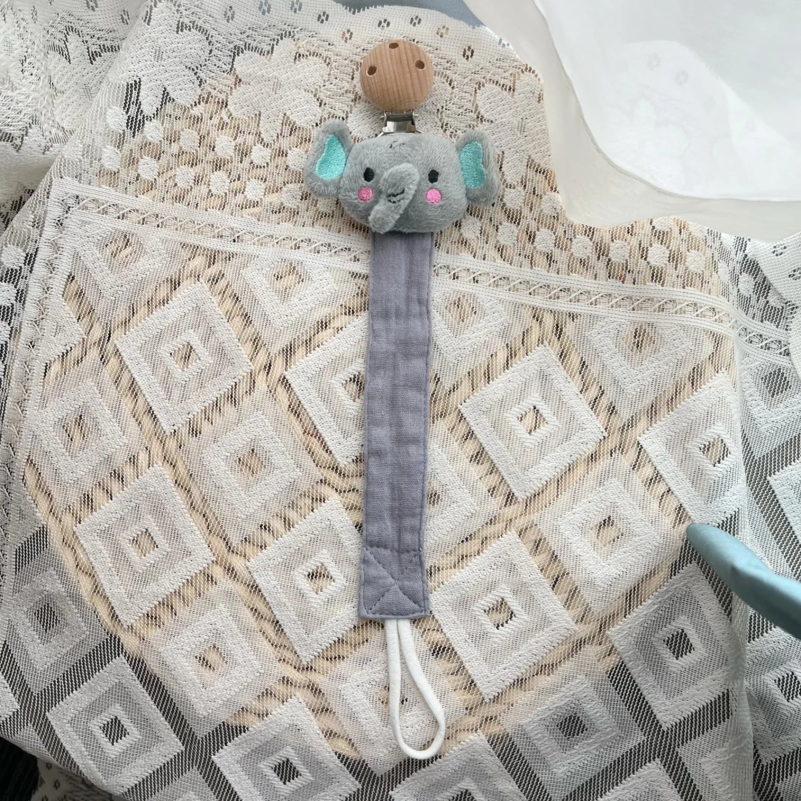 New Baby Pacifier Clip Chain Dummy Holder for Nipple Clip Newborn Cartoon Animal Nipple Chains Birthday Shower Gift for