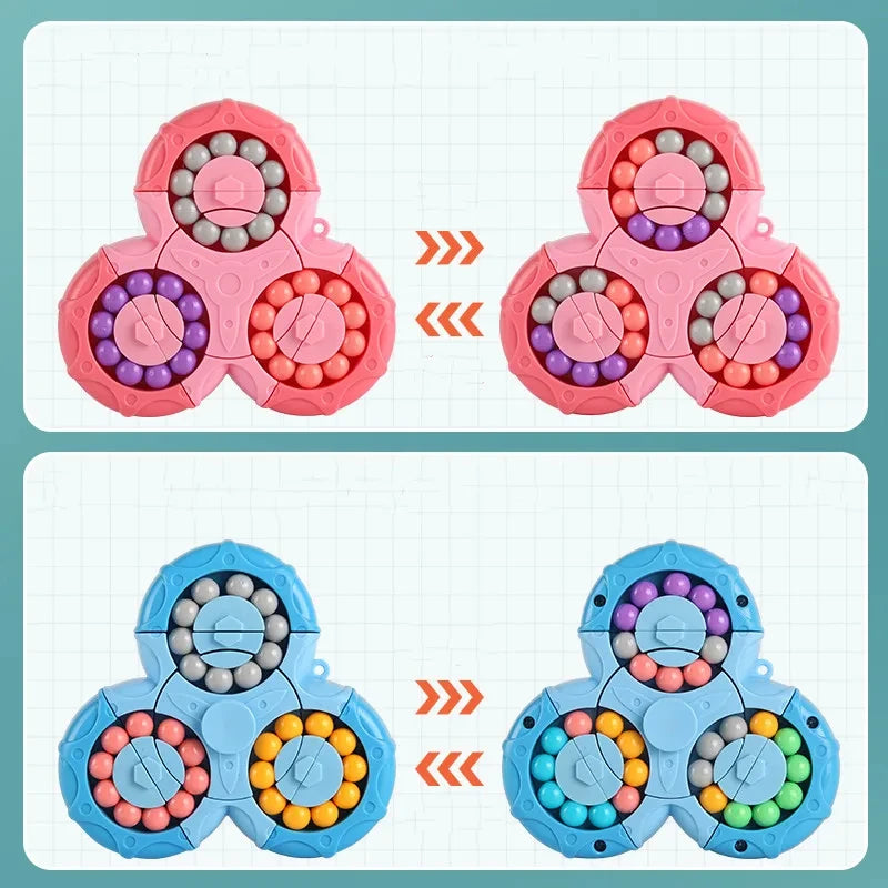 Sensory Fidget Cube Toy – Rotating Finger Skill Activity Toy for Kids