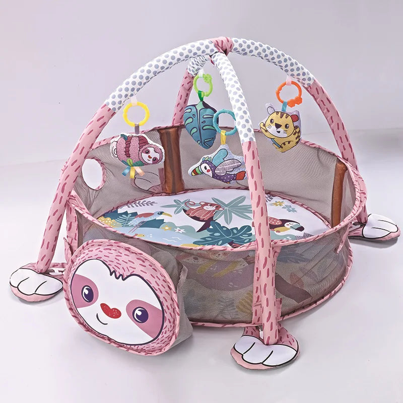 Baby Play Gym & Activity Mat – Tummy Time Playmat with Toys