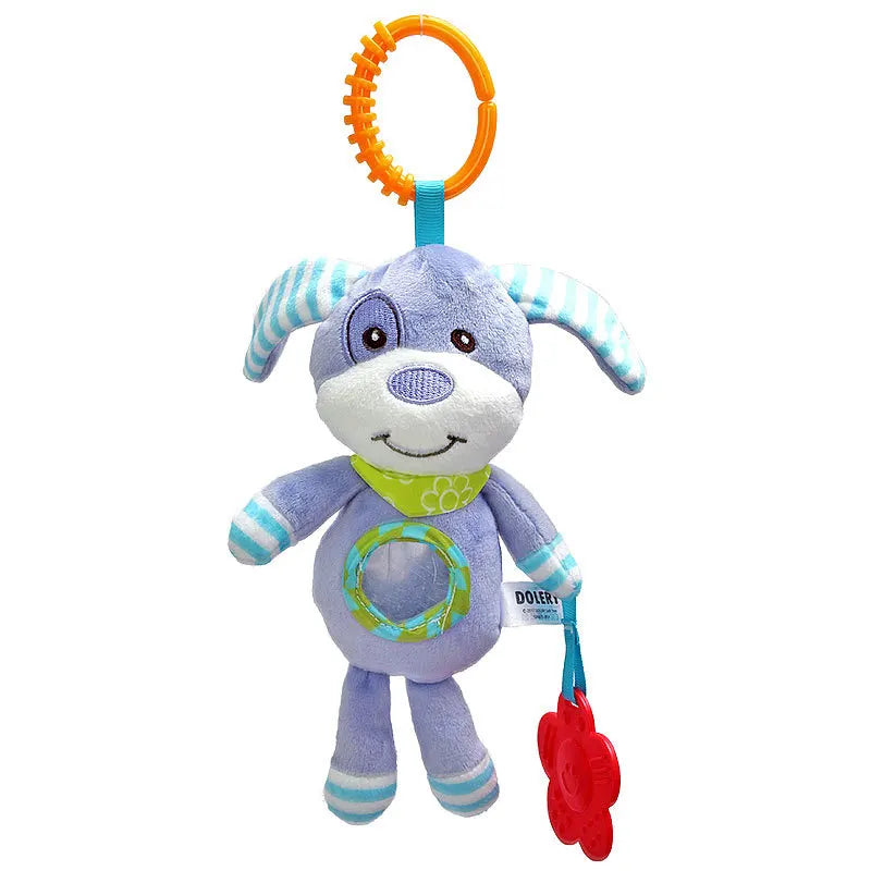 Baby Hanging Toys for 0 3 6 12 Months Rainbow Activity Plush Animal Stroller Toy for Baby Car Seat Crib Travel Sensory Baby Toy