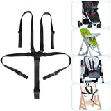 Universal Baby 5-Point Safety Harness – Adjustable Seat Belt for Stroller & High Chair