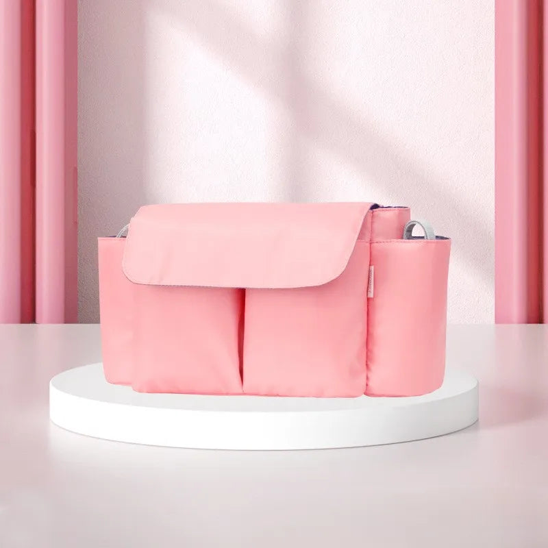 Baby stroller large capacity travel bag, bottle rack, baby stroller urine bag, baby stroller accessories