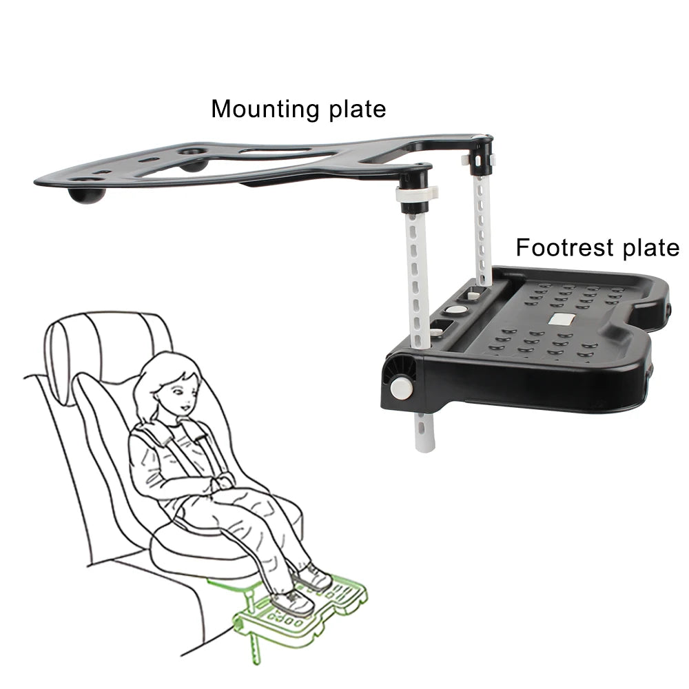 Kids Car Seat Footrest Support | Travel Foot Pedal for Toddlers