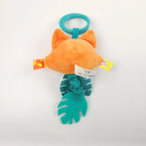 Baby Toy Cartoon Animal Stuffed Hanging Rattle Toys Baby Bed Crib Car Seat Travel Stroller Soft Plush Toys with Wind Chimes Gift