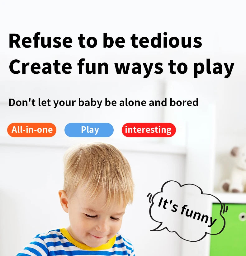 Wooden Montessori Busy Board Toy | Sensory Activity Board for Toddlers