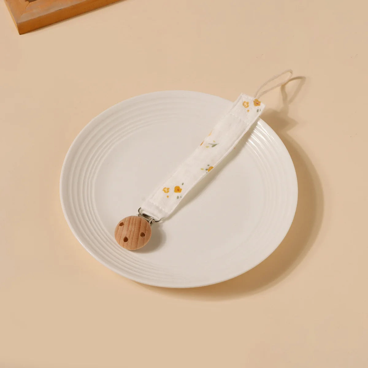 Baby Cute Printing Pacifier Clip Kid Beech Clip Cotton Holder Chain Nipple Bracket Holder For Newborn Gift Kids Toy Dummy Clip